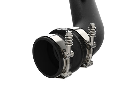 aFe BladeRunner 3 IN Aluminum Hot Charge Pipe Black - Chevy/GMC 2004-2010 6.6L