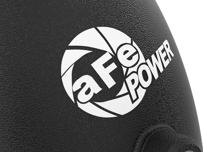 aFe BladeRunner 3-1/2 IN Aluminum Cold Charge Pipe Black - Chevy/GMC 2020-2023 6.6L