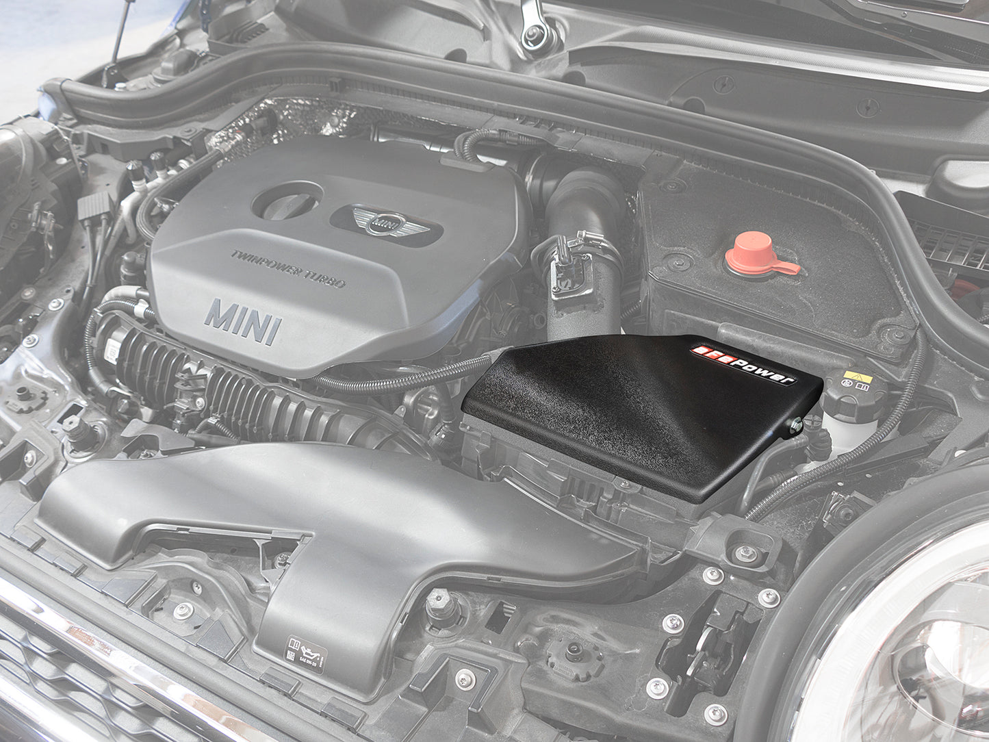aFe Rapid Induction Intake Cover Black - 54-12868-B