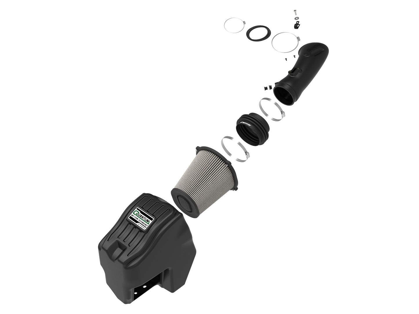 aFe QUANTUM Cold Air Intake System w/ Pro DRY S Filter - Ford 2011-2016 6.7L