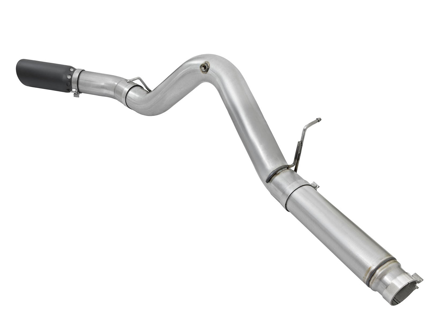 aFe ATLAS 5 IN Aluminized Steel DPF-Back Exhaust System w/Black Tip - Chevy/GMC 2016 6.6L