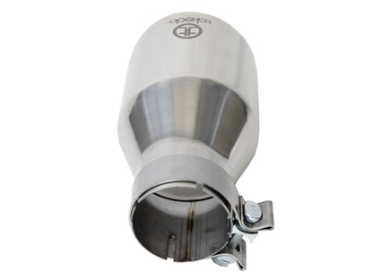 aFe Takeda 304 Stainless Steel Clamp-on Exhaust Tip Polished - 49T30504-P09