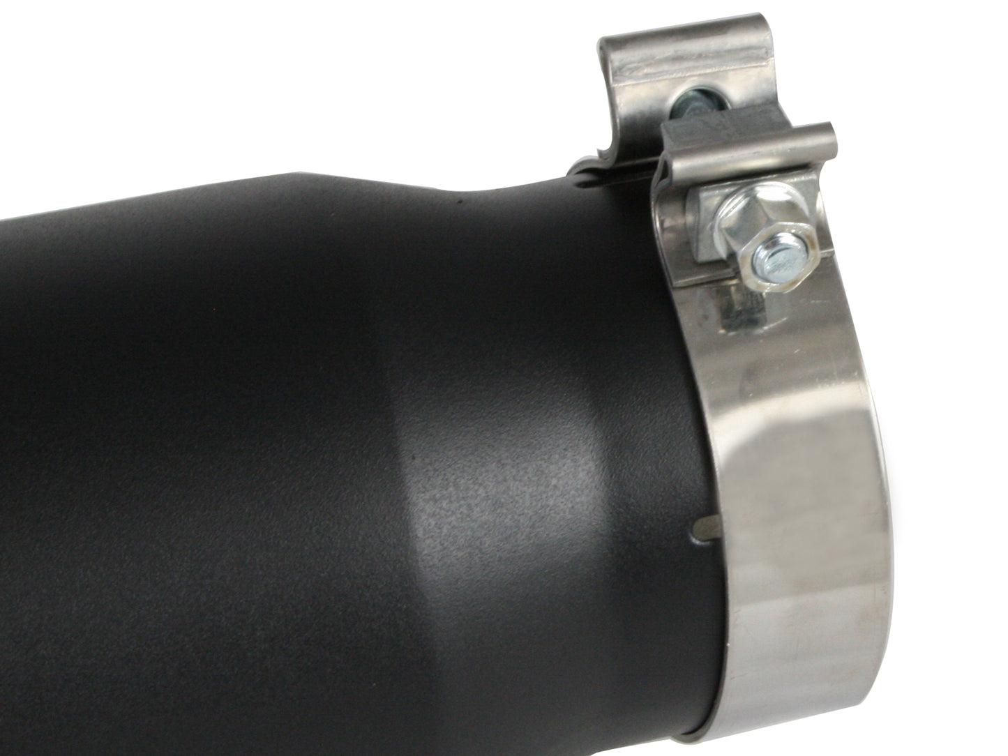 aFe MACH Force-Xp 409 Stainless Steel Clamp-on Exhaust Tip Black - 49T40501-B12