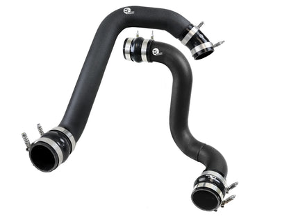 aFe BladeRunner 3 IN Aluminum Hot and Cold Charge Pipe Kit Black - Ford 2003-2007 6.0L