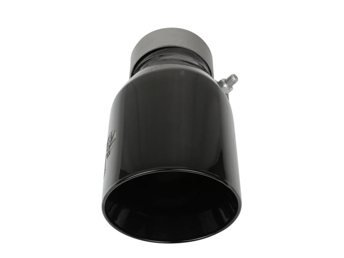 aFe MACH Force-Xp 304 Stainless Steel Clamp-on Exhaust Tip Black - 49T30454-B093