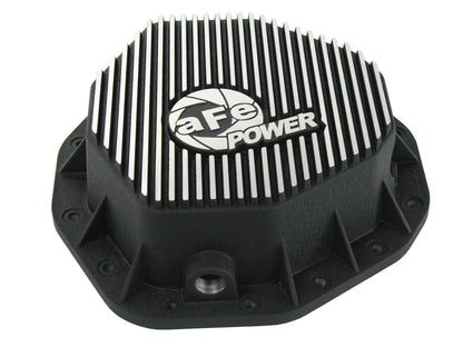 aFe Pro Series Rear Differential Cover Kit Black w/ Machined Fins & Gear Oil