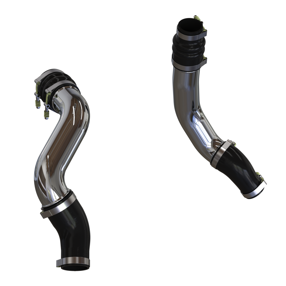 S&B Intercooler Pipe and Boot Set, 2013-2018 Ram 2500/3500 Cummins 6.7L