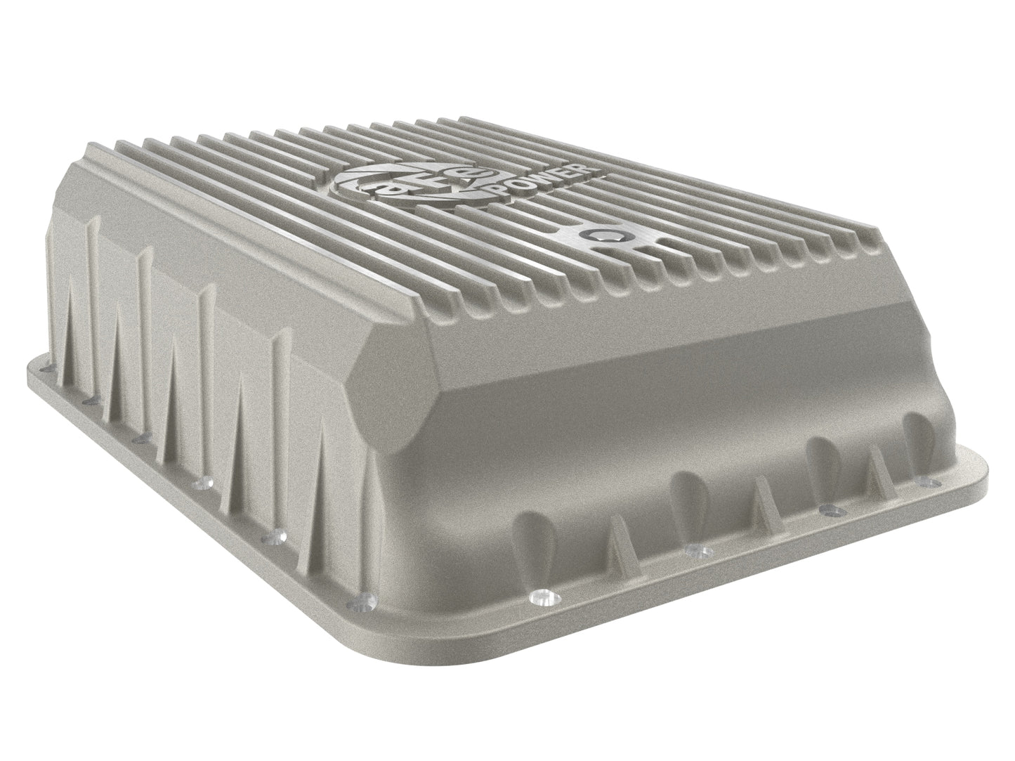 aFe Street Series Transmission Pan Raw w/ Machined Fins - Ram 2013-2024 6.7L