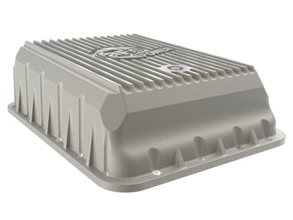 aFe Street Series Transmission Pan Raw w/ Machined Fins - Ram 2013-2024 6.7L