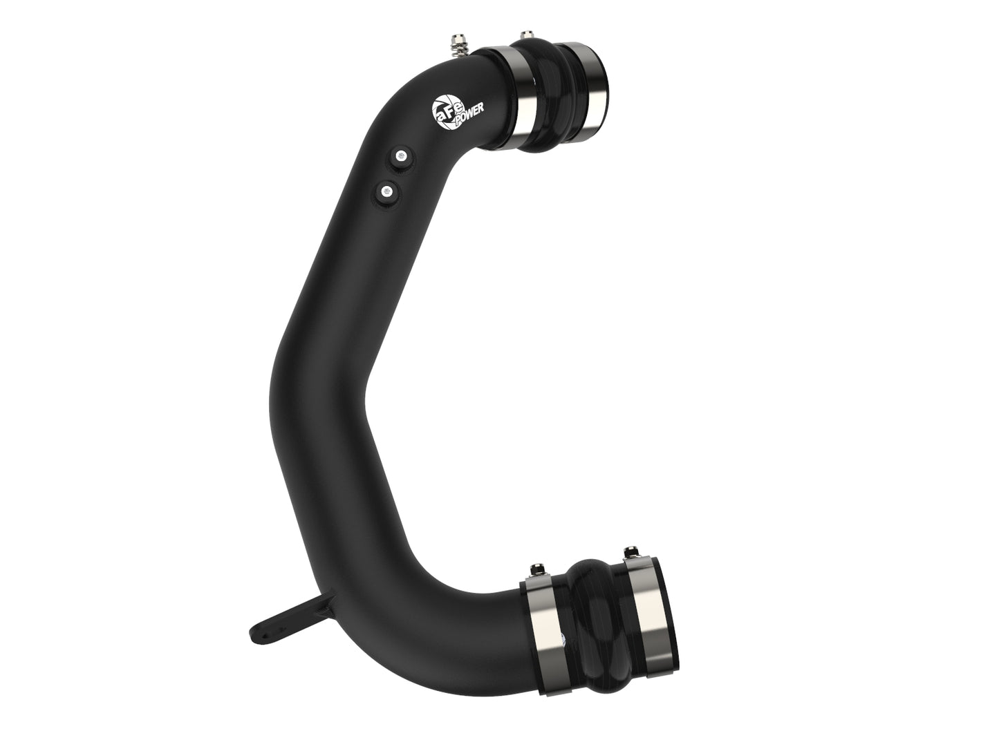 aFe BladeRunner 3 IN Aluminum Cold Charge Pipe Black - Ford 2008-2010 6.4L