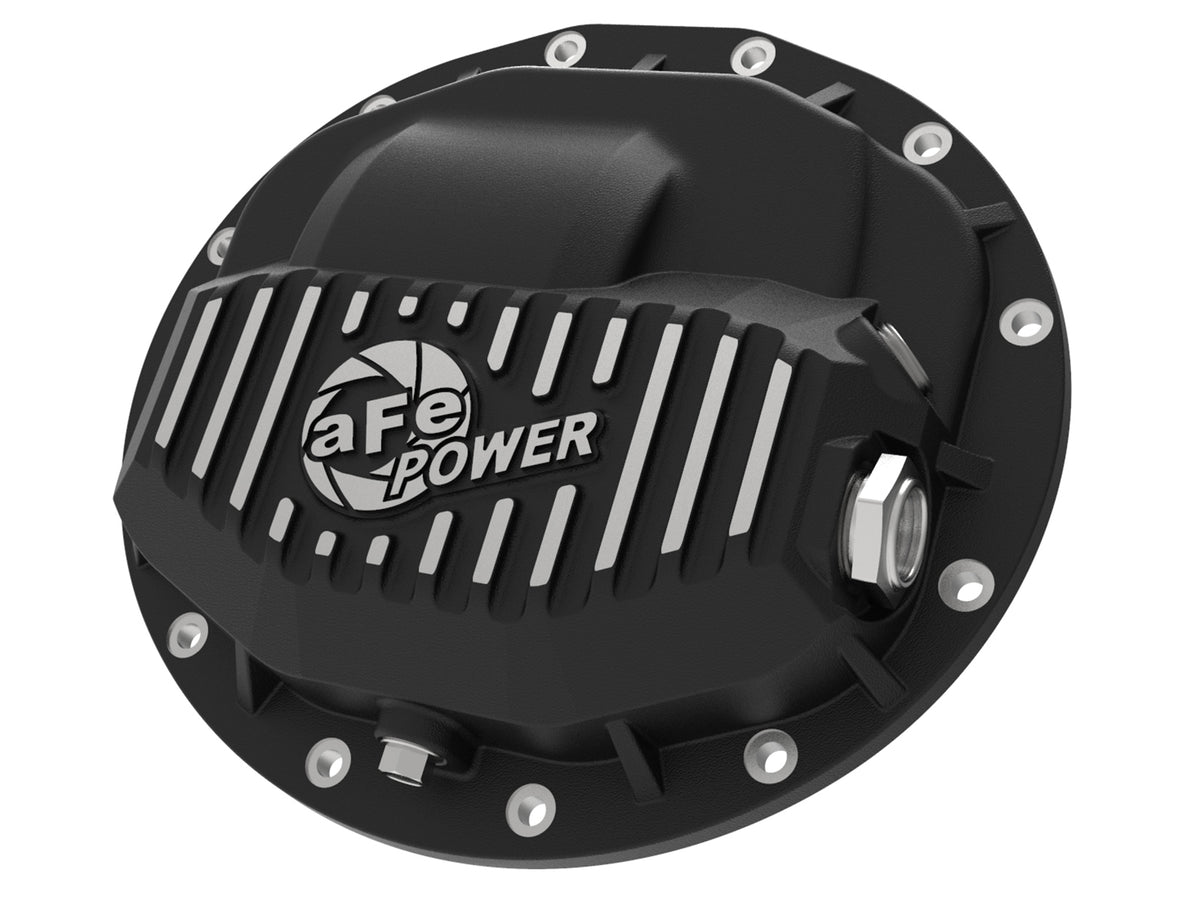 aFe Pro Series Front Differential Cover Black w/ Machined Fins - Ram 2013-2023
