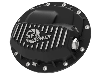 aFe Pro Series Front Differential Cover Black w/ Machined Fins - Ram 2013-2023