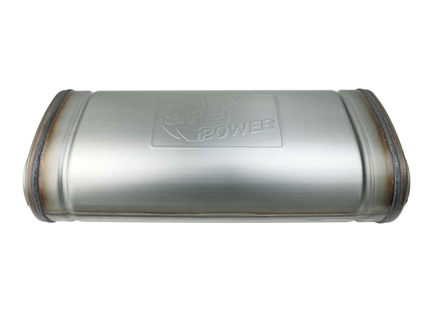aFe MACH Force-Xp 409 Stainless Steel Muffler - Inlet Inside Diameter 3 in, Inlet Type Dual