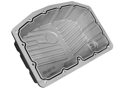 aFe Pro Series Engine Oil Pan Black w/ Machined Fins - Ford 2011-2026 6.7L