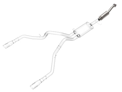 aFe Vulcan Series 409 Stainless Steel Resonator Upgrade Pipe - 49C43132