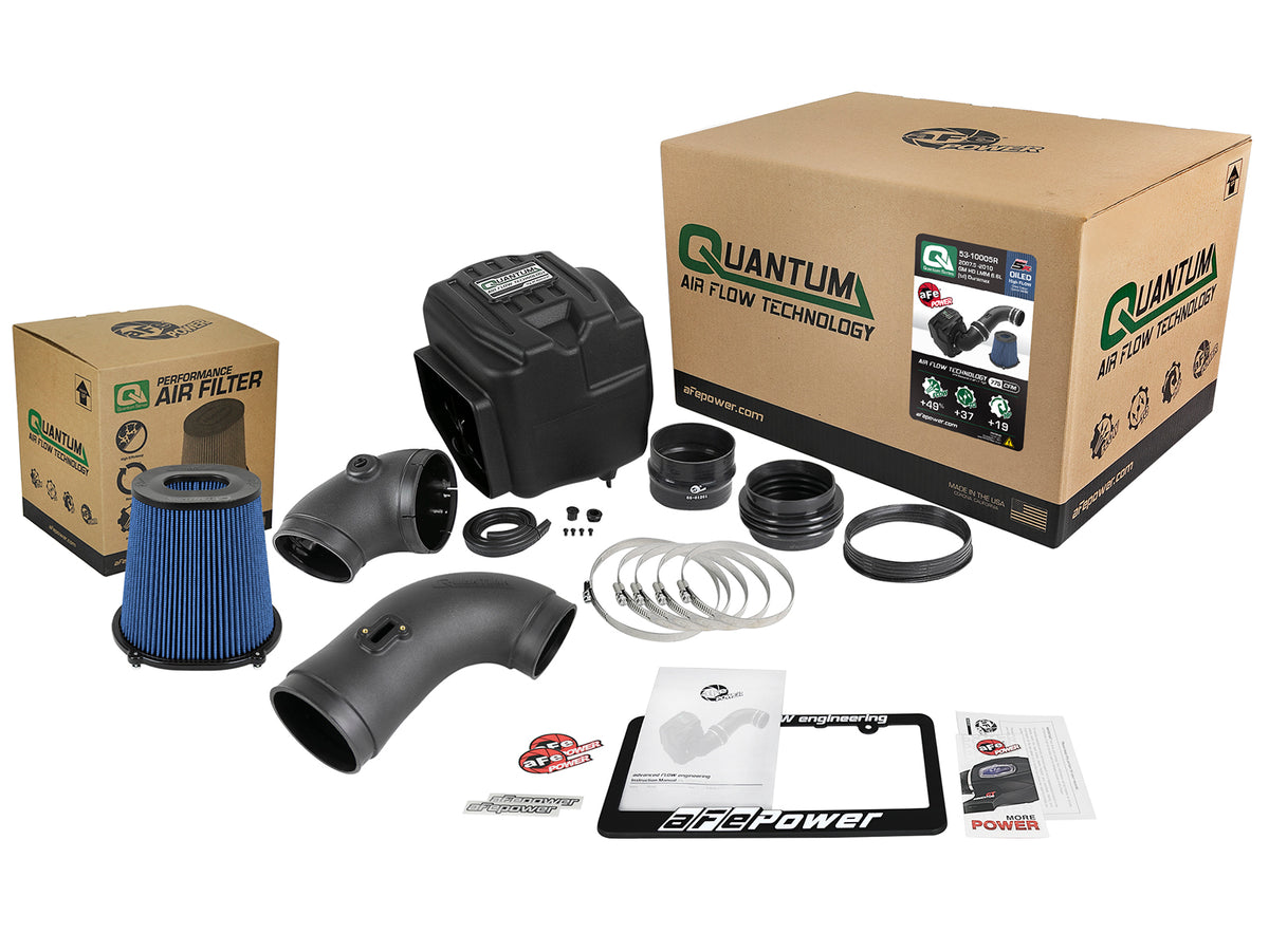 aFe QUANTUM Cold Air Intake System w/ Pro 5R Filter - Chevy/GMC 2007-2010 6.6L