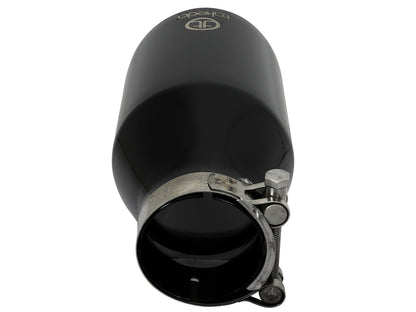 aFe Takeda 409 Stainless Steel Clamp-on Exhaust Tip Black - 49T25454-B09