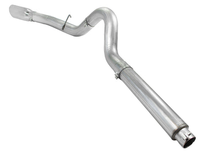 aFe ATLAS 5 IN Aluminized Steel DPF-Back Exhaust System w/Polished Tip - Ford 2008-2010 6.4L