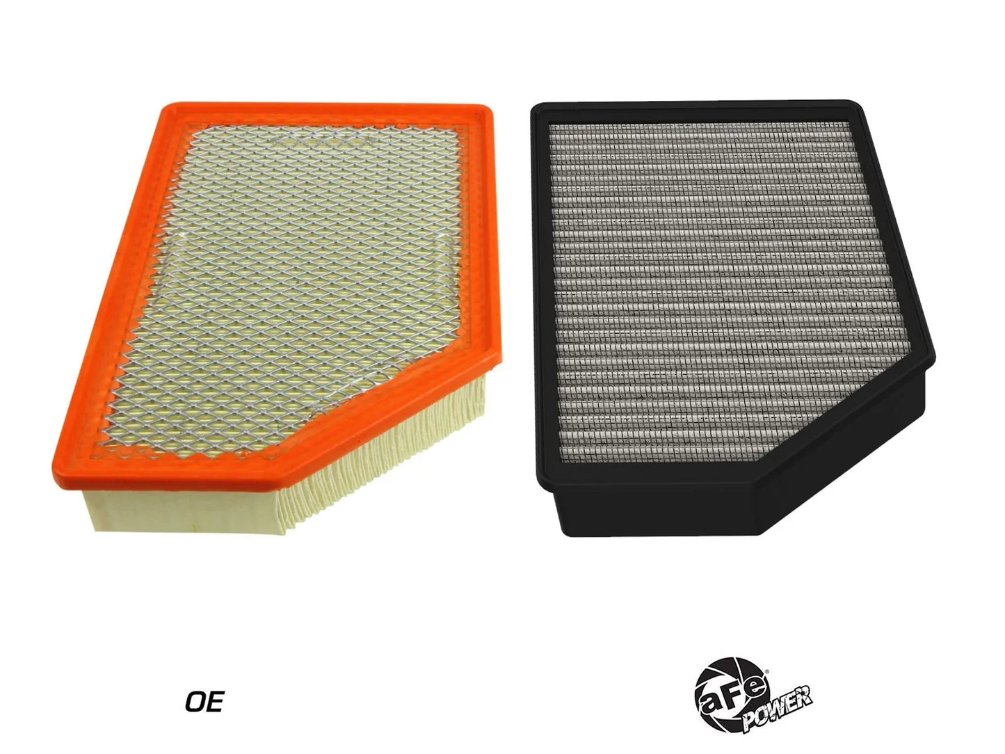 aFe Magnum FLOW OE Replacement Air Filter w/ Pro DRY S Media & Foam Pre-Filter - Chevy/GMC 2020-2026 6.6L