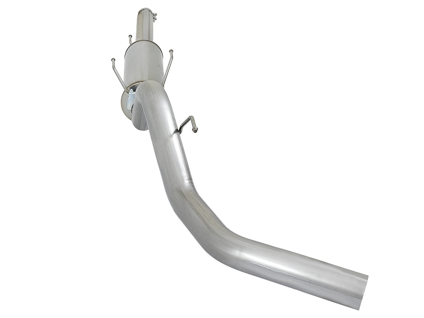 aFe Large Bore-HD 4 IN 409 Stainless Steel Cat-Back Exhaust System w/o Tip - Dodge 2003-2004 5.9L