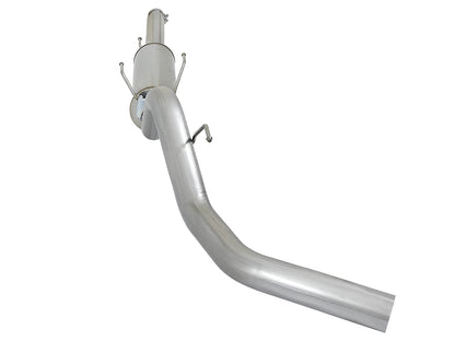aFe Large Bore-HD 4 IN 409 Stainless Steel Cat-Back Exhaust System w/o Tip - Dodge 2003-2004 5.9L