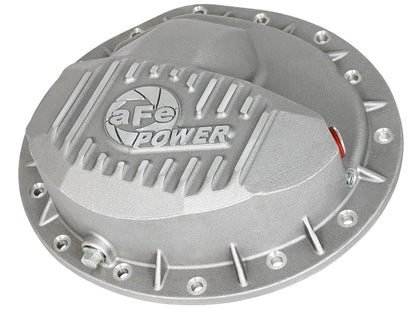 aFe Street Series Front Differential Cover Raw w/ Machined Fins - Dodge/Ram 2003-2013 5.9L/6.7L
