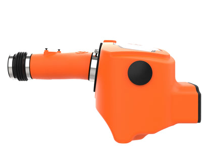 aFe Momentum HD Cold Air Intake System Orange w/ Pro DRY S Filter - 2022-2026 3.3L