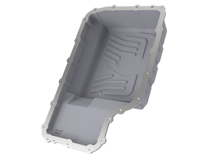 aFe Street Series Transmission Pan Raw w/ Machined Fins - Ford 2020-2022