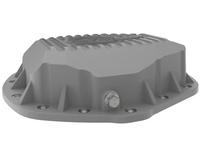 aFe Street Series Rear Differential Cover Raw w/ Machined Fins - Chevy/GMC 2001-2019