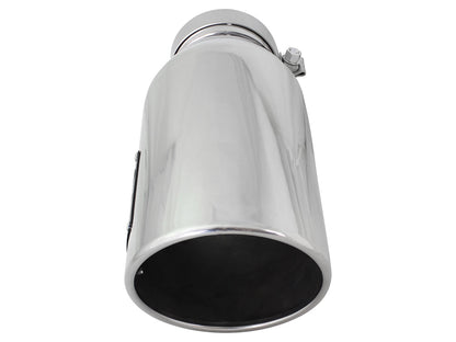 aFe MACH Force-Xp 304 Stainless Steel Clamp-on Exhaust Tip Polished - 49T40601-P15