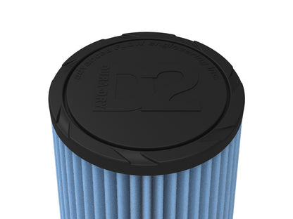 aFe Universal Clamp-On Air Filter w/ D2 Dura-Dry Media - 21-35011V