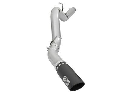 aFe ATLAS 5 IN Aluminized Steel DPF-Back Exhaust System w/Black Tip - Chevy/GMC 2016 6.6L
