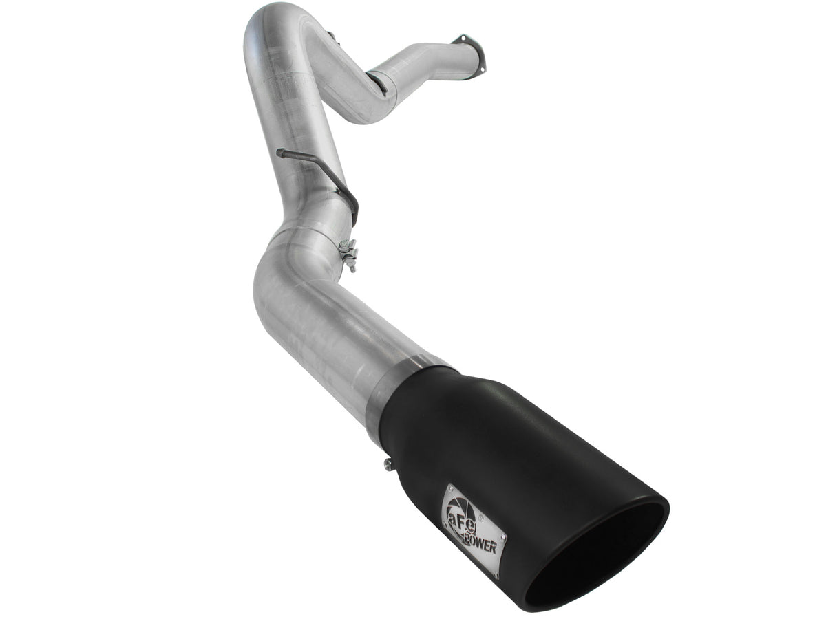 aFe ATLAS 5 IN Aluminized Steel DPF-Back Exhaust System w/Black Tip - Chevy/GMC 2007-2010 6.6L