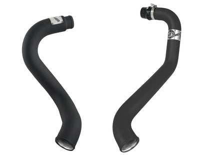 aFe BladeRunner 3 IN Aluminum Hot and Cold Charge Pipe Kit Black - Chevy/GMC 2002-2004 6.6L