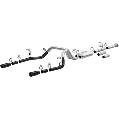 MagnaFlow Street Series Black Coated Cat-Back System 19377