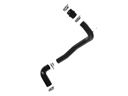 aFe BladeRunner 3 IN Aluminum Hot Charge Pipe Black - Ford 2008-2010 6.4L