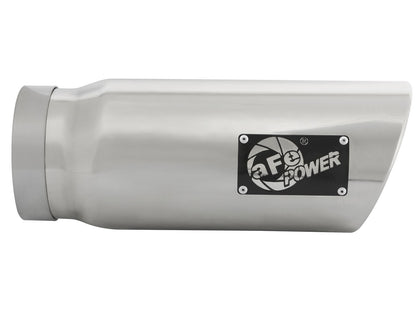 aFe MACH Force-Xp 304 Stainless Steel Clamp-on Exhaust Tip Polished - 49T50601-P15