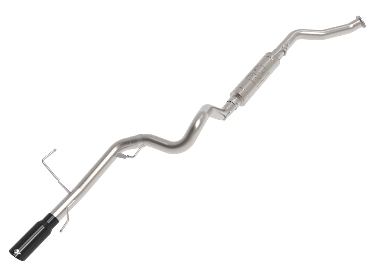 aFe Vulcan Series 3 IN Stainless Steel Rear Exit Exhaust System w/ Black Tip - 2022-2026 3.3L
