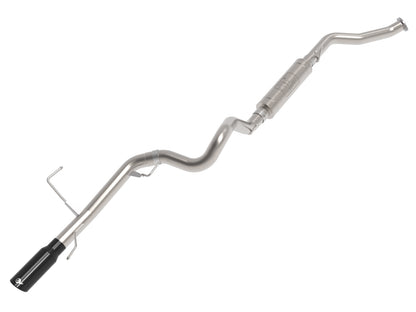 aFe Vulcan Series 3 IN Stainless Steel Rear Exit Exhaust System w/ Black Tip - 2022-2026 3.3L