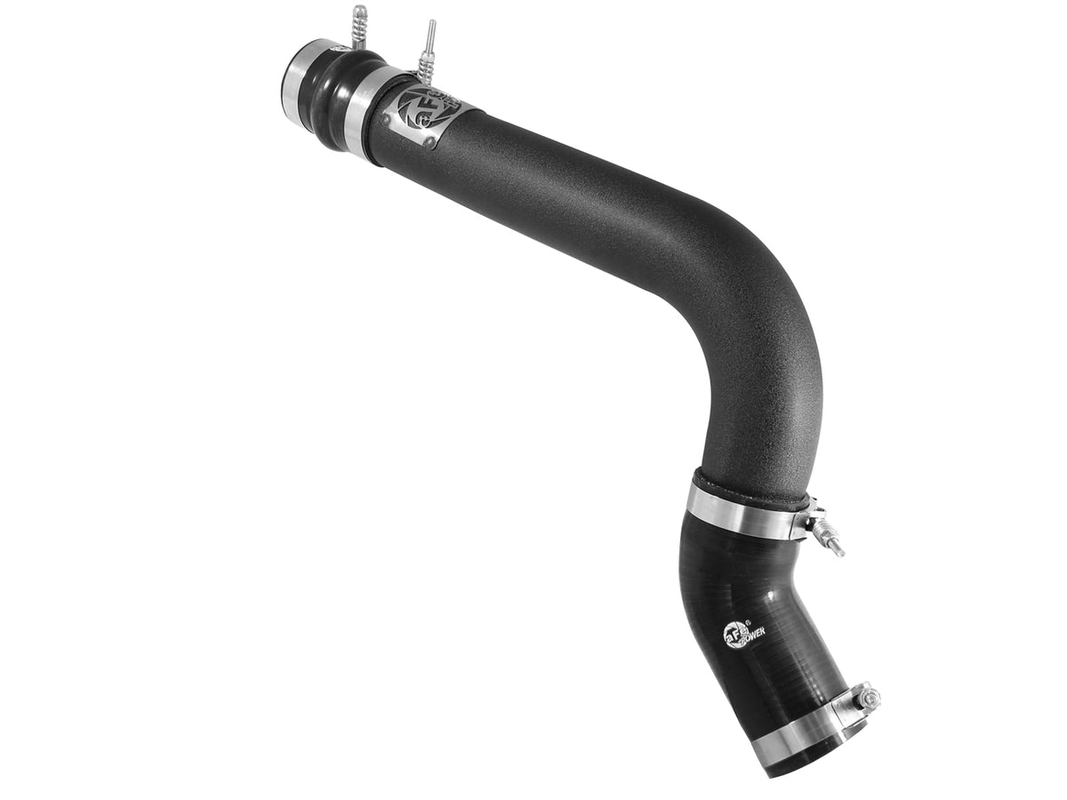 aFe BladeRunner 3 IN Aluminum Hot Charge Pipe Black - Ram 2013-2018 6.7L