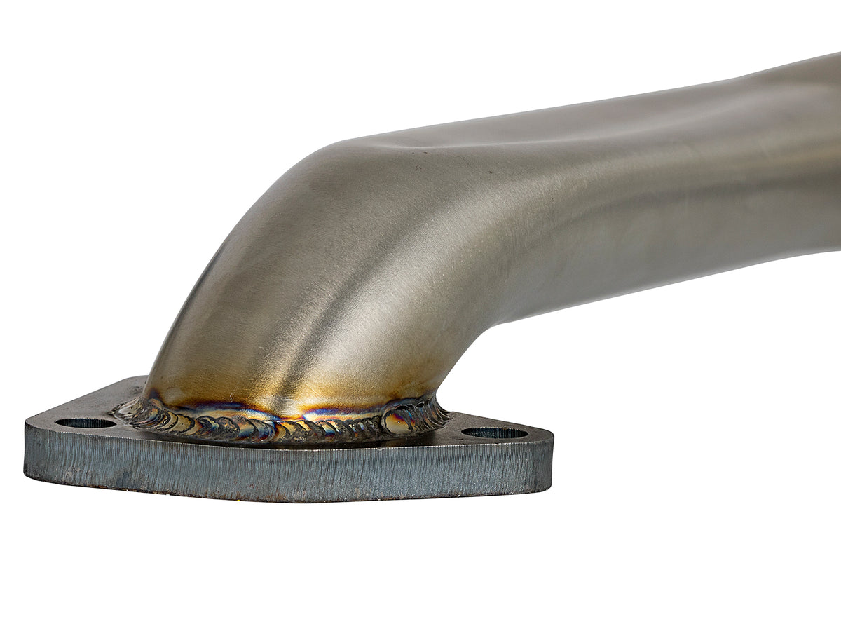 aFe Twisted Steel 304 Stainless Steel Header Up-Pipes - Chevy/GMC 2001-2004 6.6L