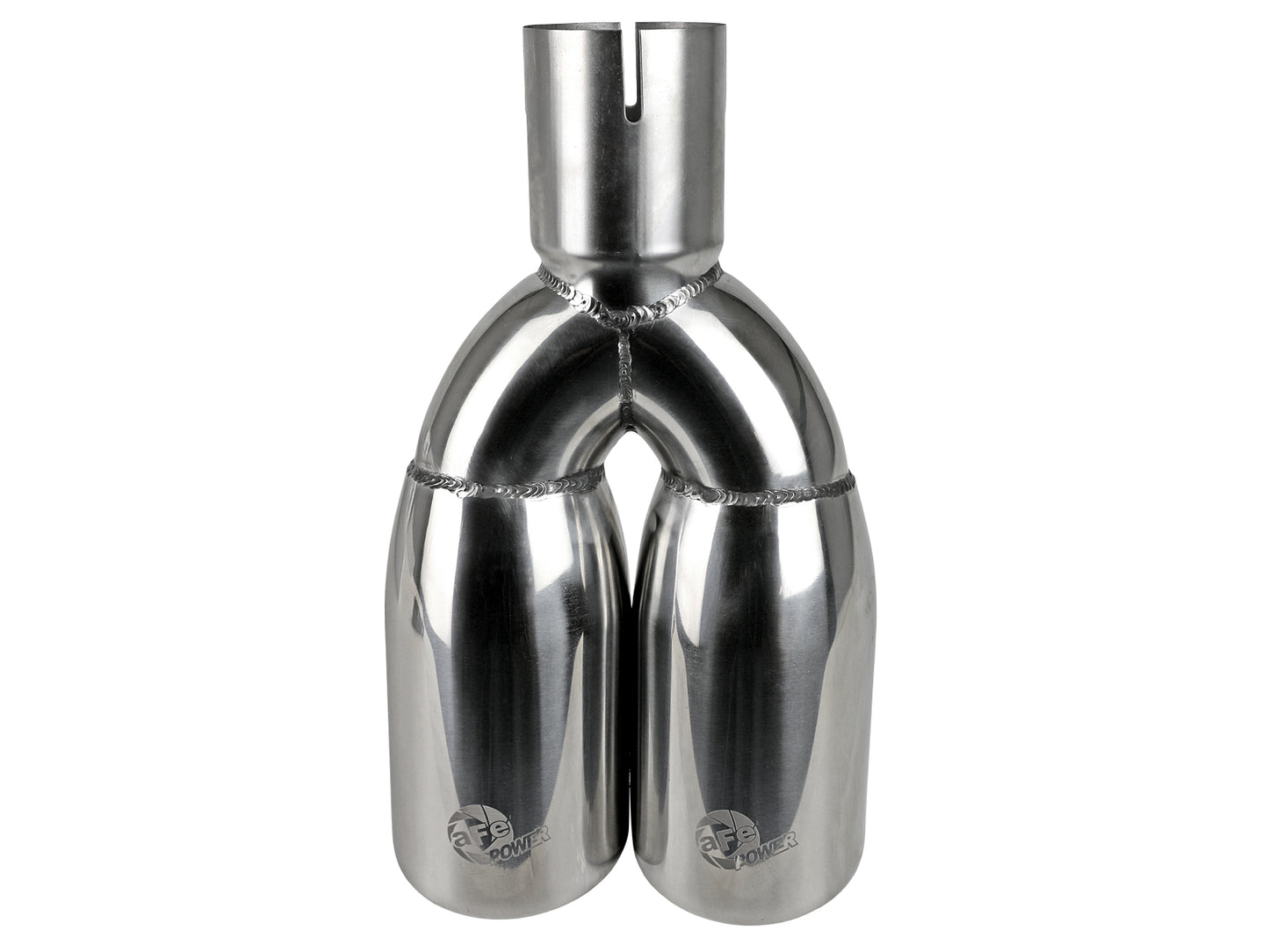 aFe MACH Force-Xp 304 Stainless Steel Clamp-on Exhaust Tip Polished - 49T25374-P12