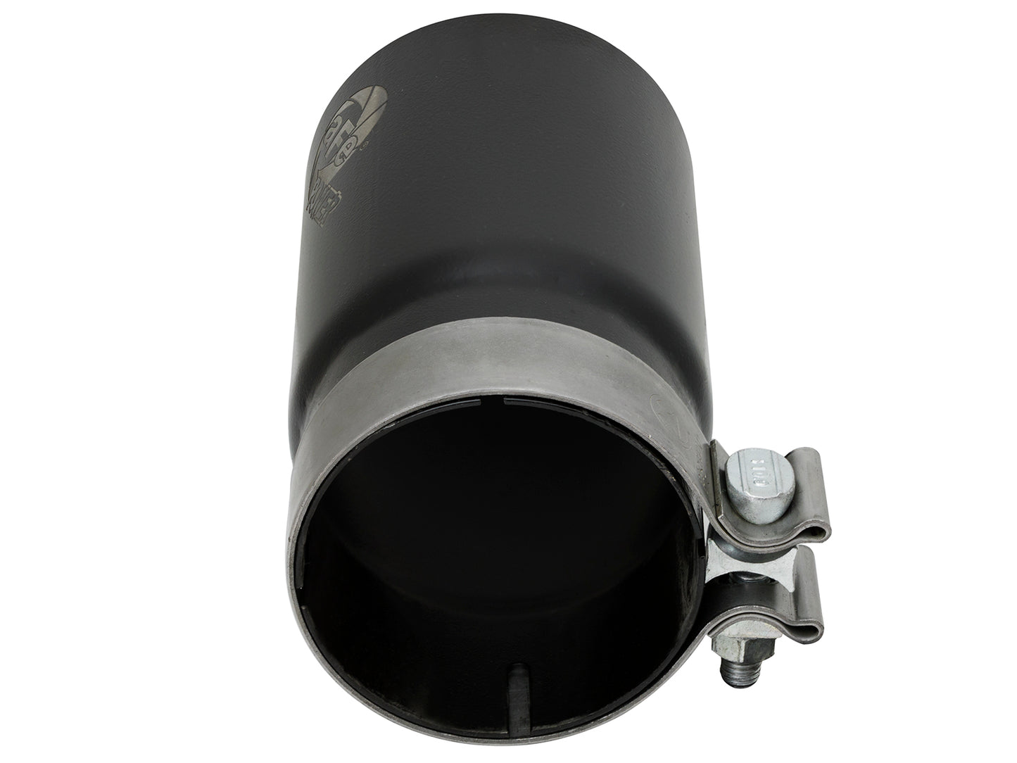 aFe MACH Force-Xp Stainless Steel Clamp-on Exhaust Tip Black Right Side Exit