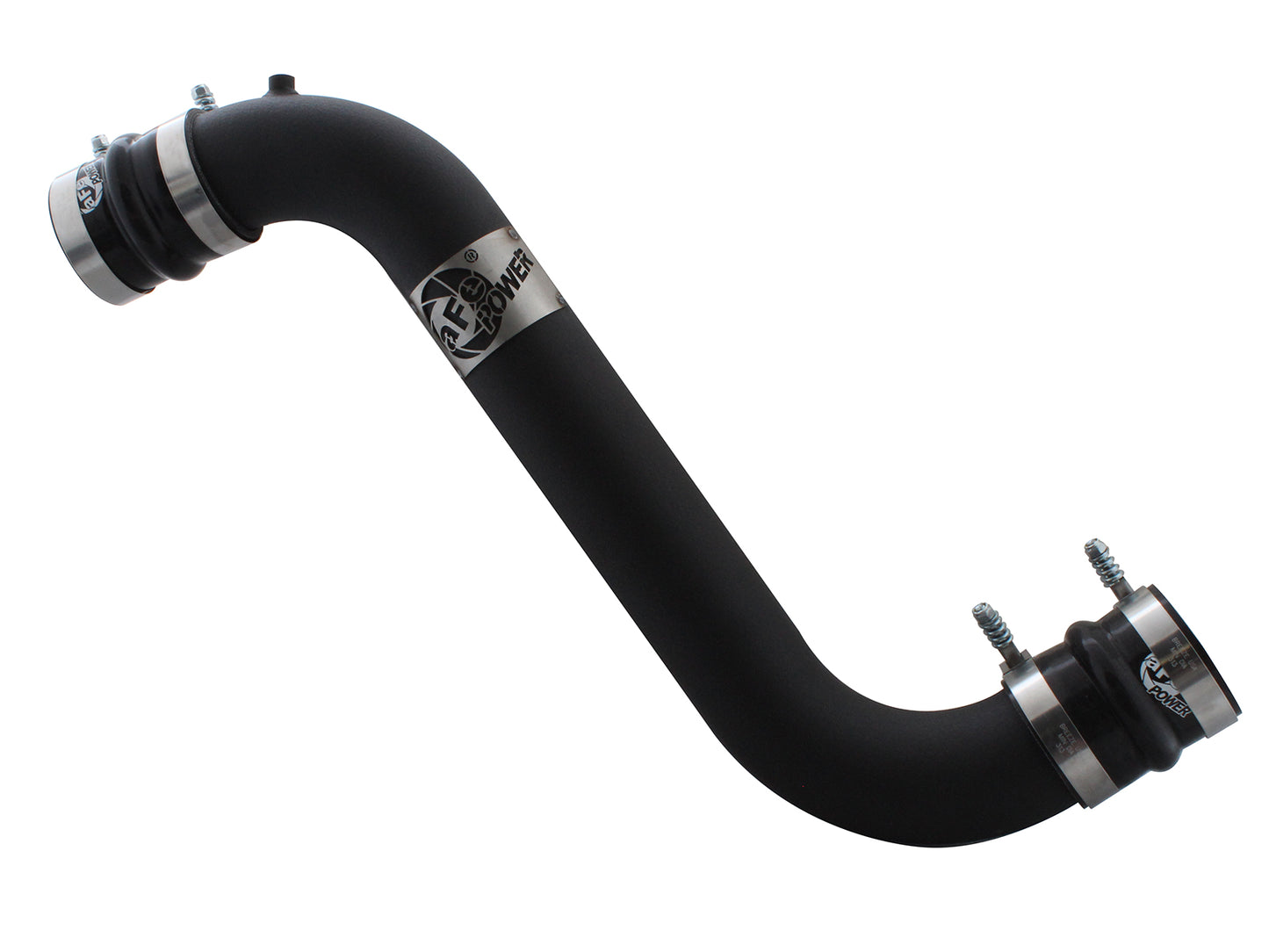 aFe BladeRunner 3 IN Aluminum Cold Charge Pipe Black - Chevy/GMC 2011-2016 6.6L