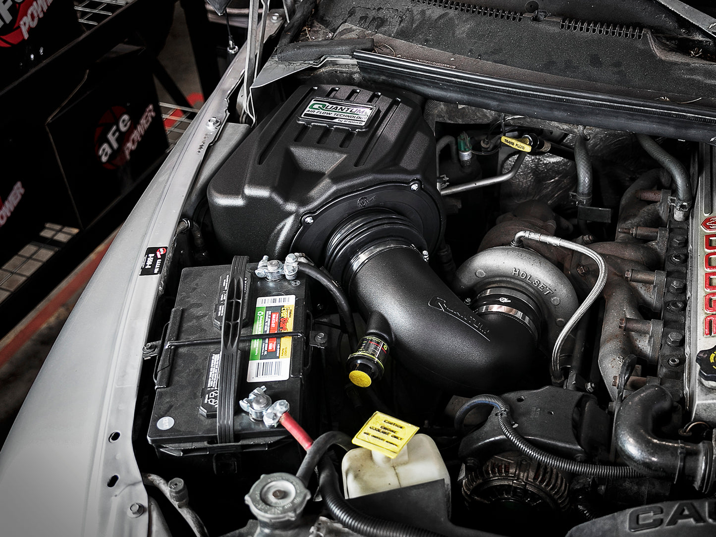 aFe QUANTUM Cold Air Intake System w/ Pro DRY S Filter - Dodge 1994-2002 5.9L