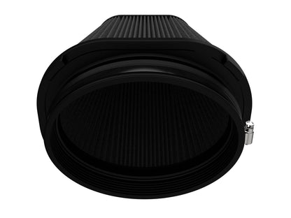 aFe Track Series Intake Replacement Air Filter w/ Black Pro 5R Media - Blue, Flange Inside Diameter 7.50 x 5.50 in