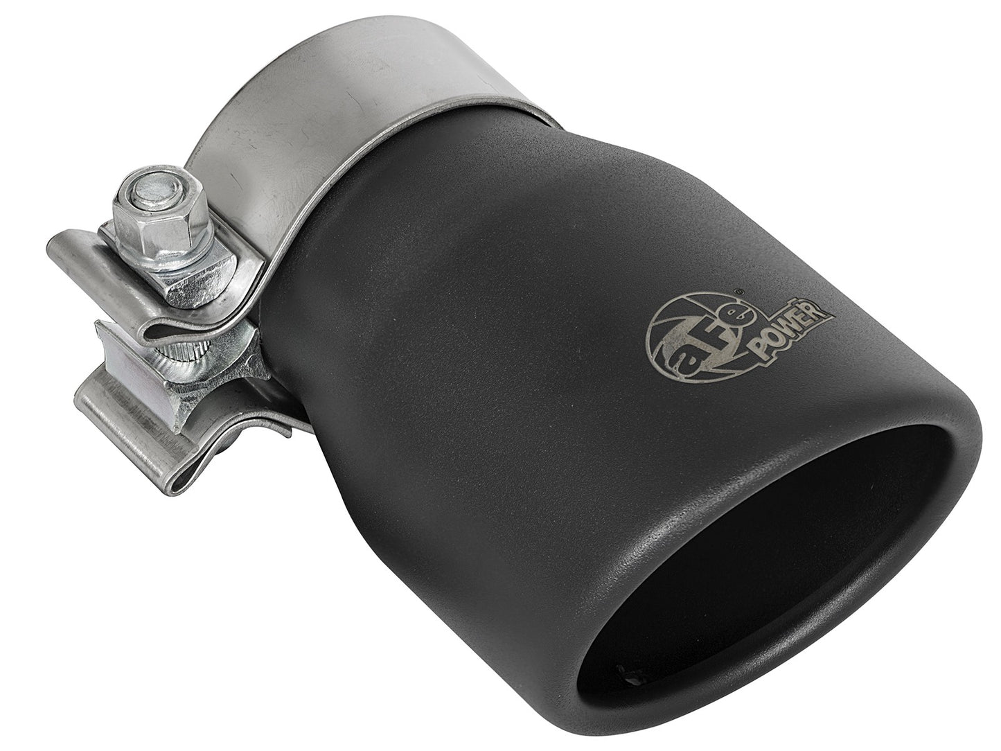 aFe MACH Force-Xp 409 Stainless Steel Clamp-on Exhaust Tip Black - 49T25354-B06