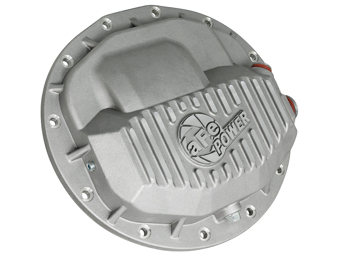 aFe Street Series Front Differential Cover Raw w/ Machined Fins - Ram 2013-2023