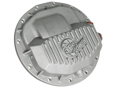 aFe Street Series Front Differential Cover Raw w/ Machined Fins - Ram 2013-2023