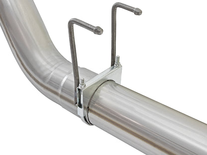 aFe ATLAS 5 IN Aluminized Steel DPF-Back Exhaust System w/Black Tip - Ford 2017-2026 6.7L